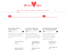 Tablet Screenshot of luvsign.com